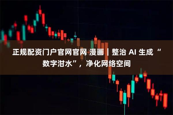 正规配资门户官网官网 漫画｜整治 AI 生成 “数字泔水”，净化网络空间